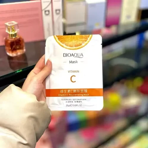 ماسک ورقه ای صورت ویتامین C بیواکوا (BIOAQUA)
